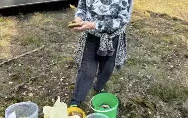 Seniorzy na  grzybobraniu 3