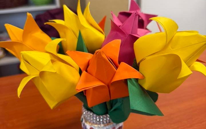 Zdjęcie do Wiosenne tulipany z origami